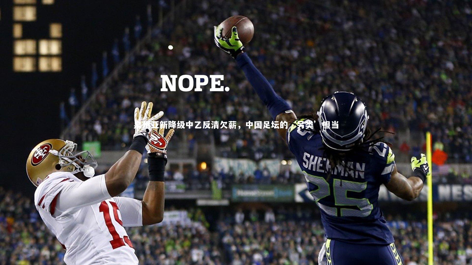 28圈：泉州亚新降级中乙反清欠薪，中国足坛的‘另类’担当-第2张图片-28圈-相信品牌的力量